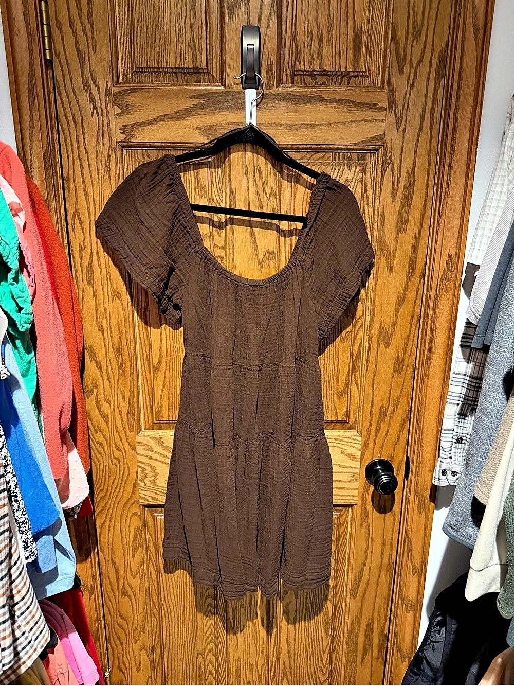 Old Navy Brown Mini Dress Size Medium